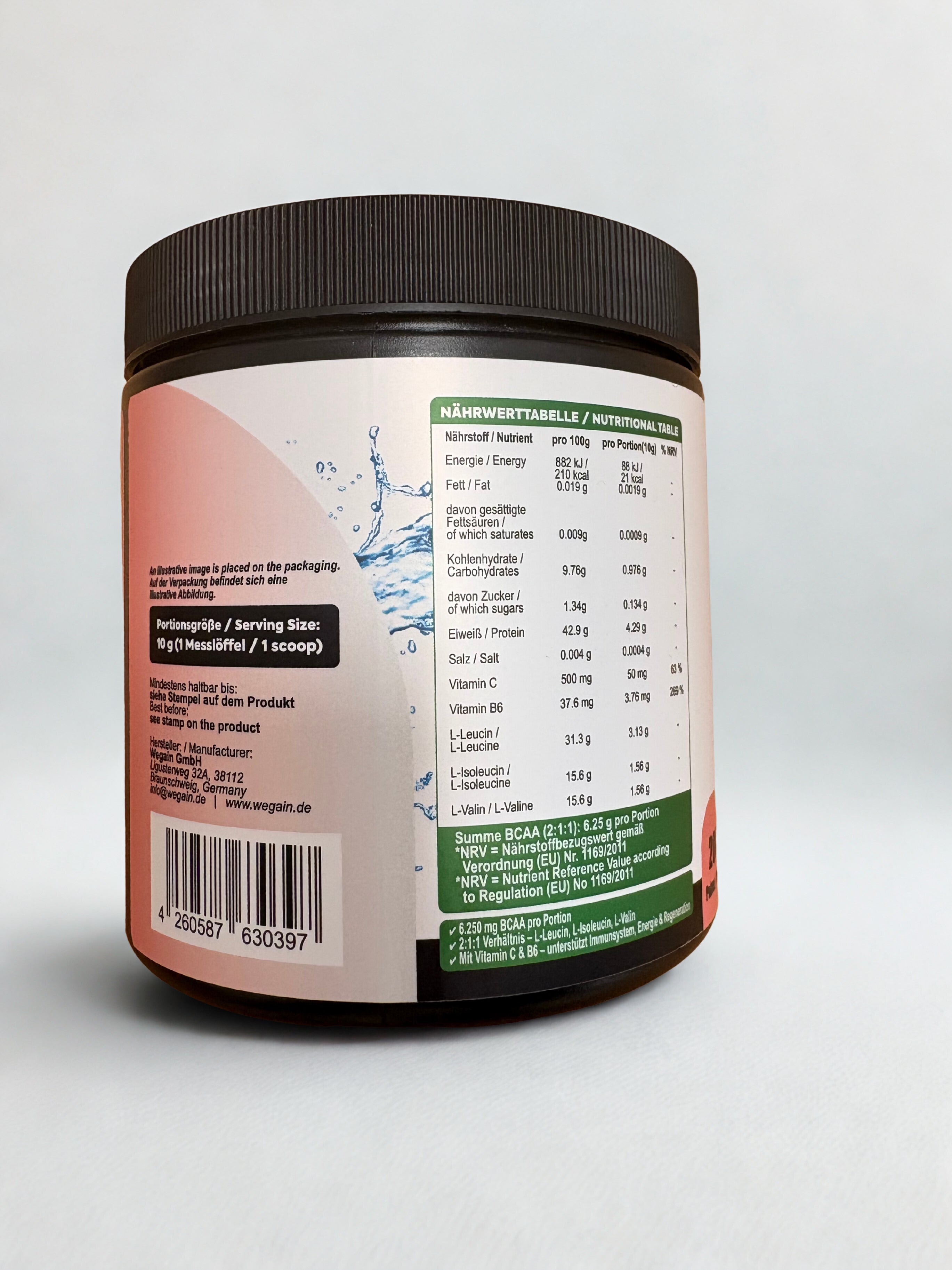 BCAA Aminosäuren Pulver für Sport & Regeneration