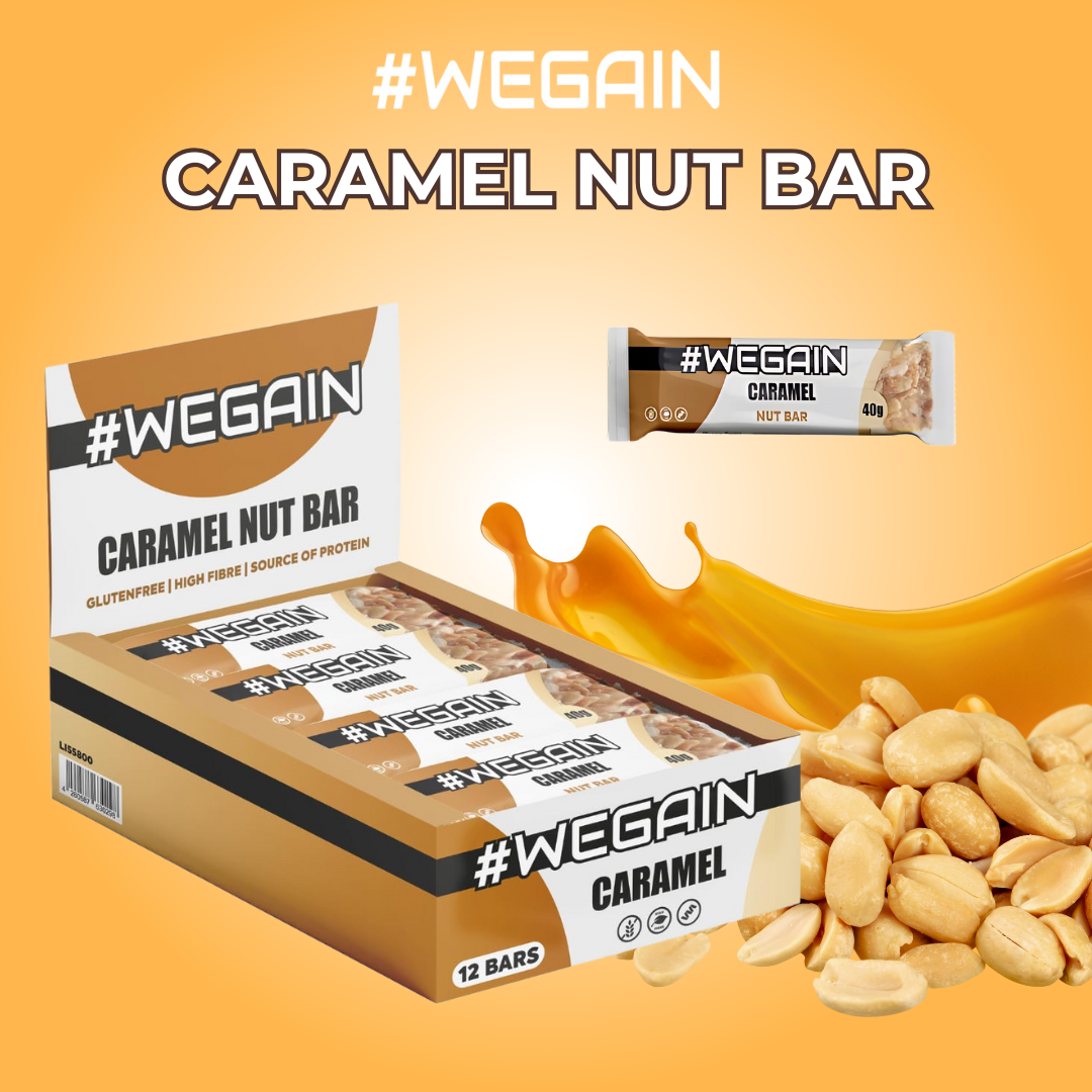 WEGAIN Low Sugar Riegel mit dunkler Schokolade und gerösteten Erdnüssen – 40g Snack