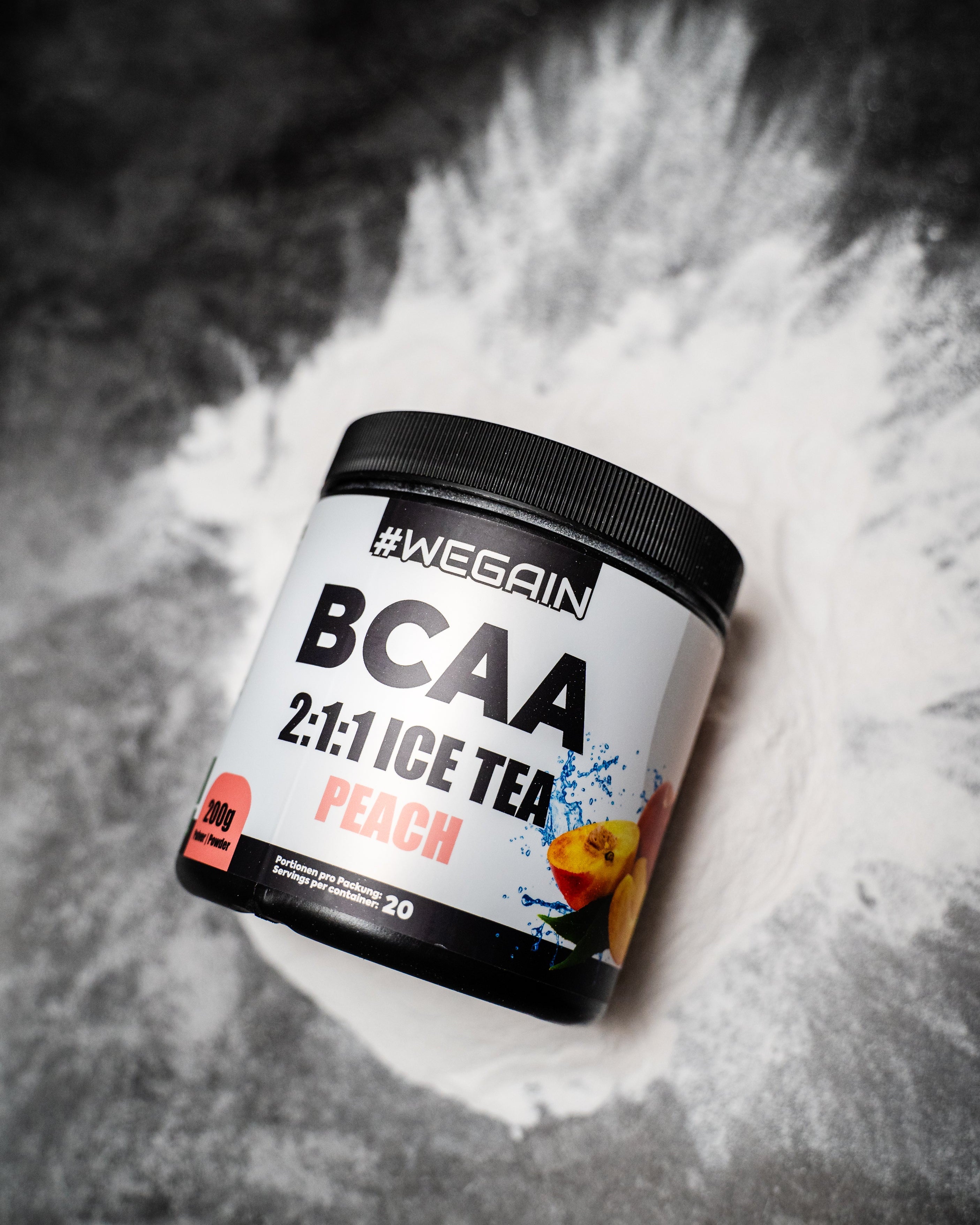#WEGAIN BCAA 2:1:1 Pulver Ice Tea Peach Geschmack