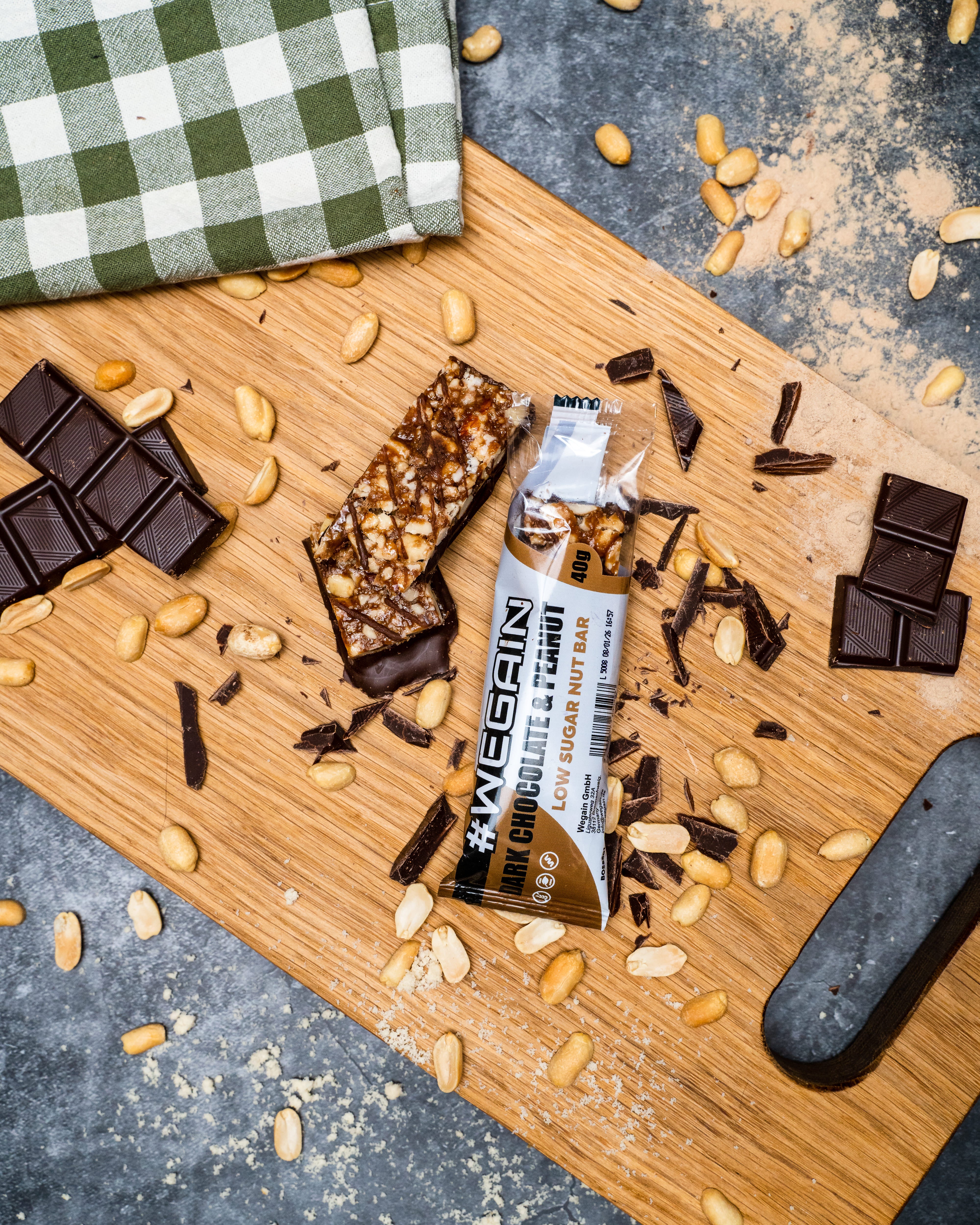 Low Sugar Snack von WEGAIN – perfekt für unterwegs oder nach dem Training