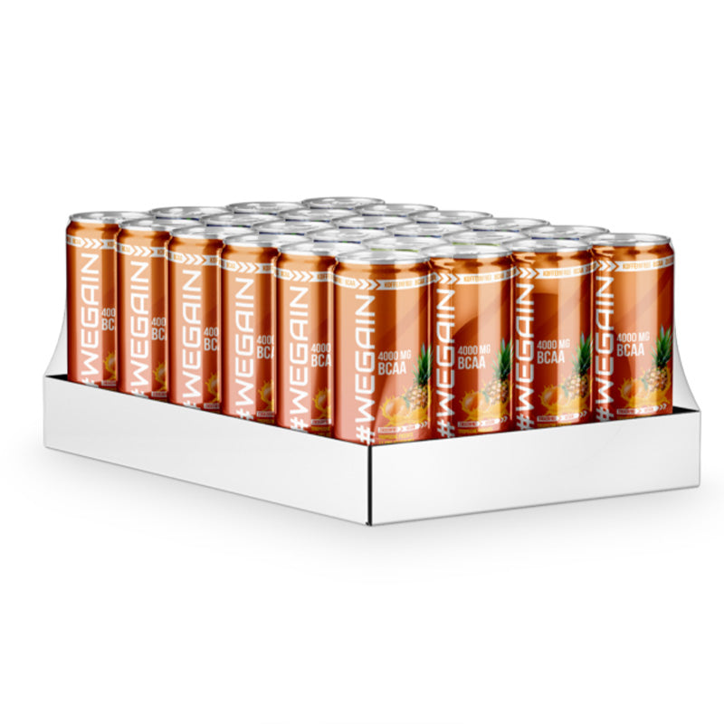 Zuckerfreies BCAA-Getränk mit fruchtigem Birnengeschmack im 24er Tray